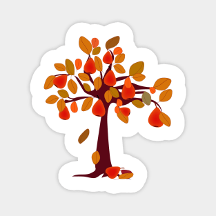 Pear Tree Magnet