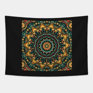 Trippy Mandala Tapestry