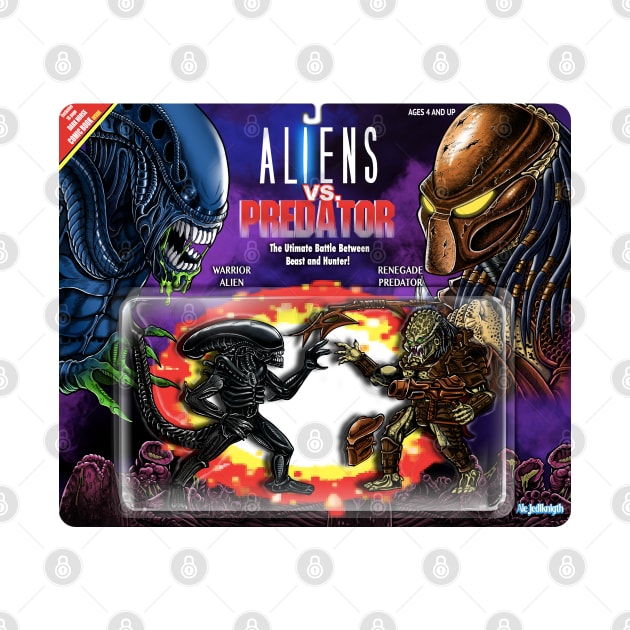 Alien vs Predator Card by Ale_jediknigth