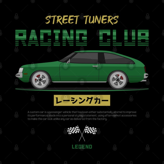 Tuner Green Celica MK2 JDM by GoldenTuners