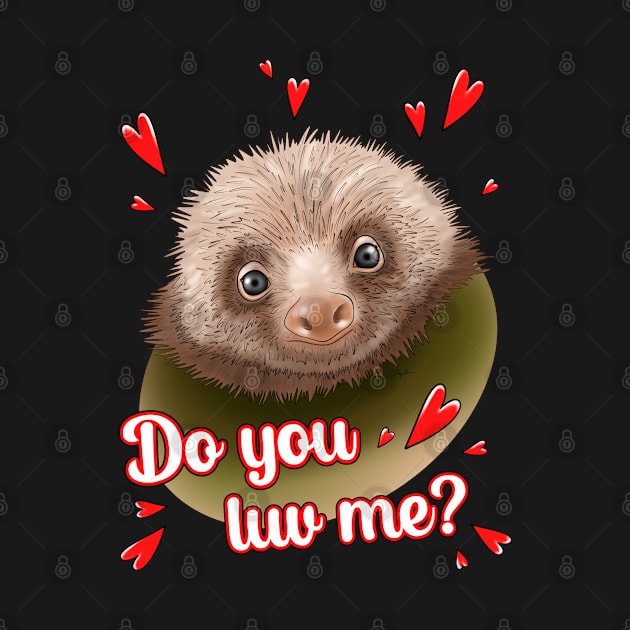 Cute Little Sloth by Naturascopia