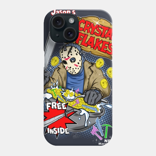 Jason's Crystal Flakes Phone Case by GeryArts