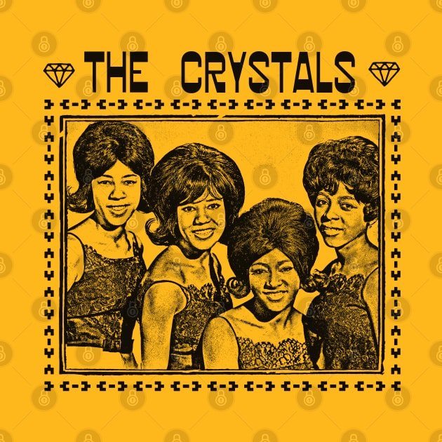 The Crystals // Retro Girl Group Fan Design by DankFutura