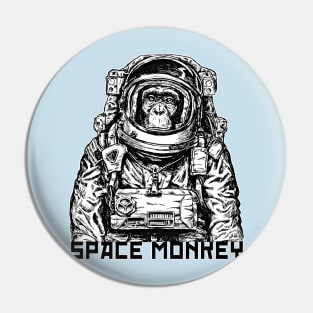 Space Monkey Pin