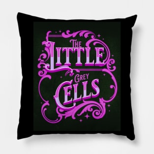 Poirot The Little Grey Cells - Purple Palette Pillow