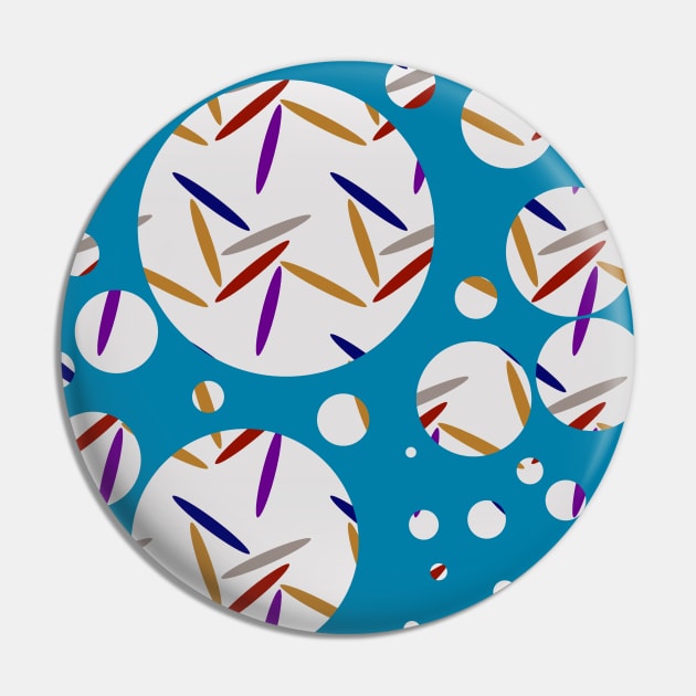 Abstract Opulence Pin by Fun Funky Designs