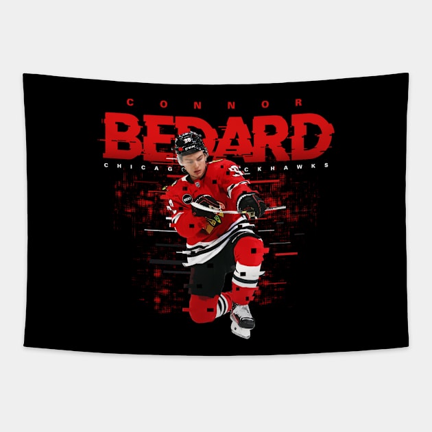 Connor Bedard Tapestry by Juantamad