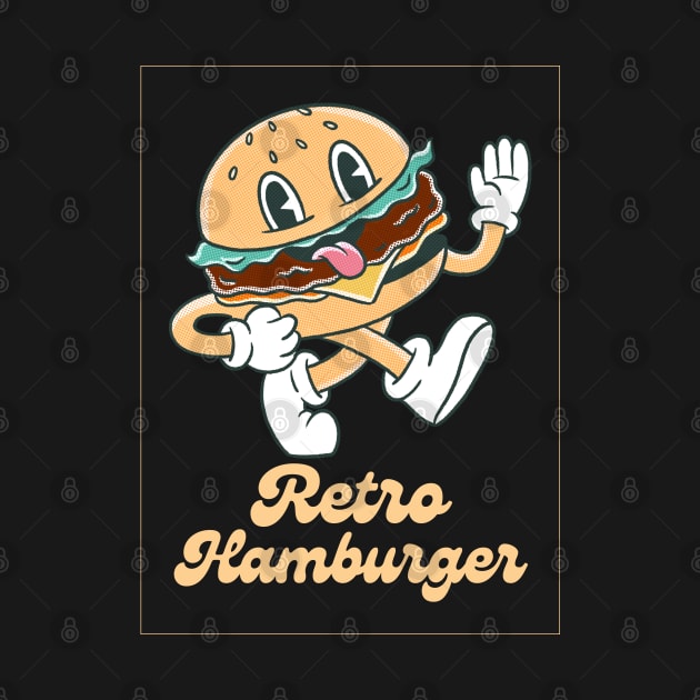 RETRO HAMBURGER by irvtolles