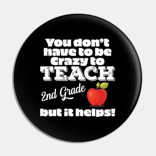 2nd Grade Teacher Pin