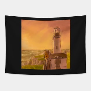 Yaquina Head Lighthouse Tapestry