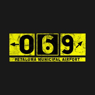 069 Petaluma Municipal Airport Code Taxiway Sign T-Shirt