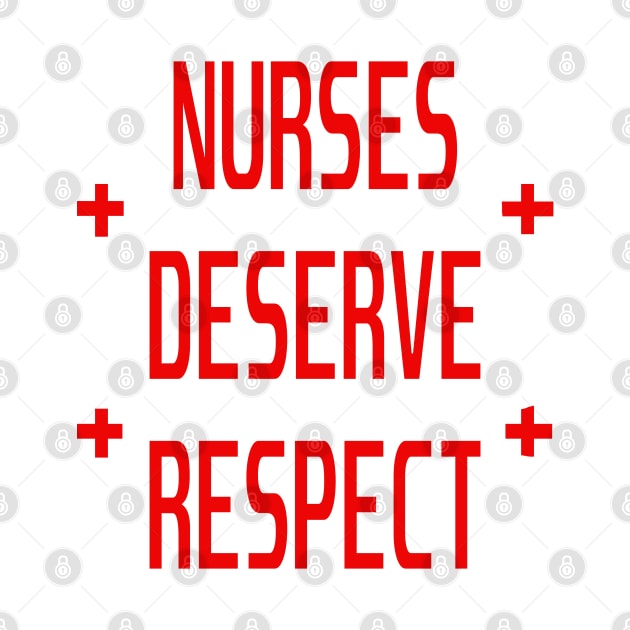 Nurses Deserve Respect Fair Pay Medical Stickers by PlanetMonkey