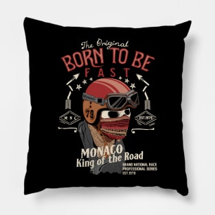 Born To Be Fast Pillow