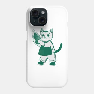 Barista Bartender Cat with Shaker Phone Case