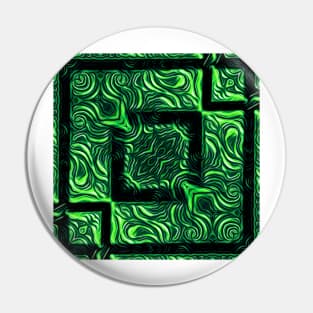 pattern and puzzle based natural aurora northern lights inspired design Pin