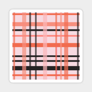 Halloween Plaid Magnet