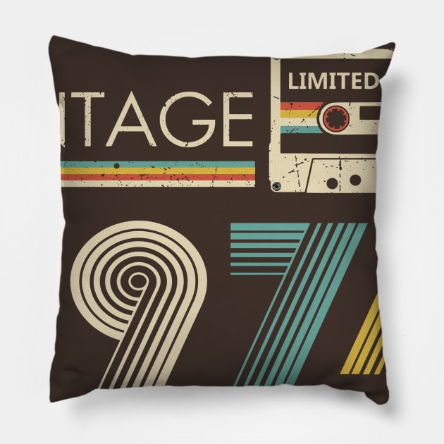 Vintage 1974 Limited Edition Cassette Pillow by louismcfarland