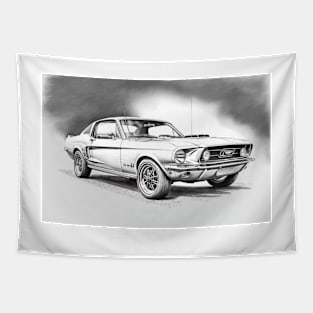 Ford Mustang 1968 classic Tapestry