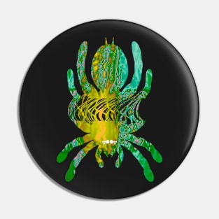 Tarantula Silhouette V87 (Tie Dye) Pin