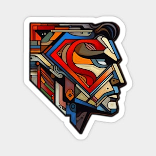 super human full color Magnet