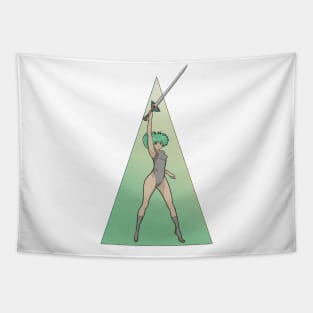 Fantasy Woman Warrior Tapestry