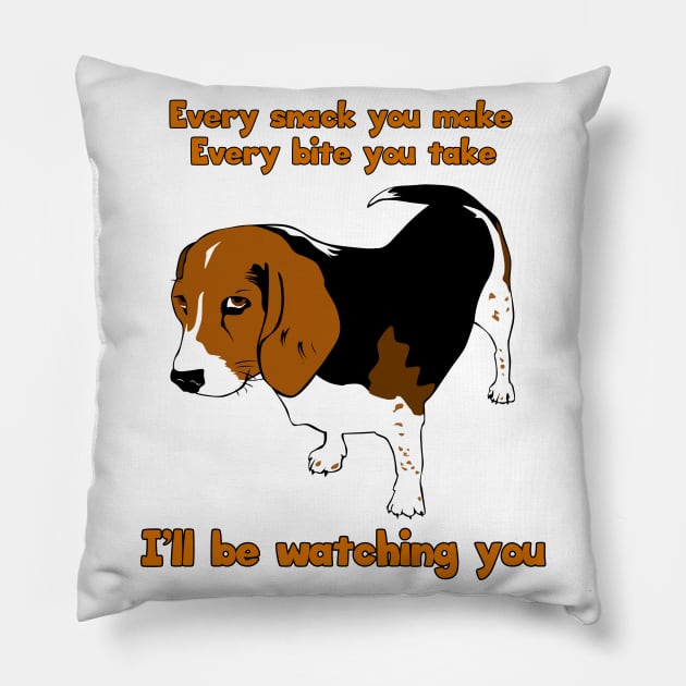 I'll Be Watching You Pillow by Mandra