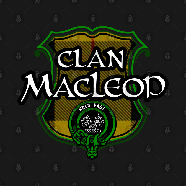 Disover Clan MacLeod Surname Scottish Clan Tartan Crest Badge - Scottish Clan - T-Shirt