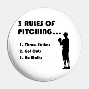 Rules of Pitching Pin