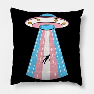 Transgender Ufo LGBTQ Gay Pride Pillow