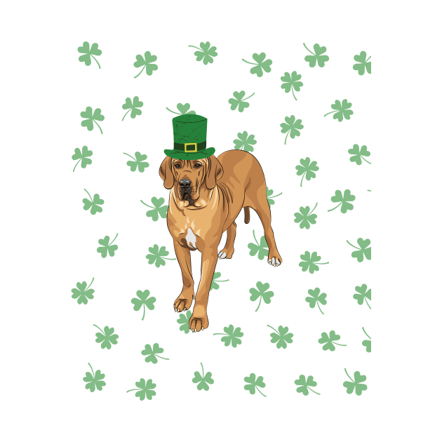 Fawn Great Dane with Saint Patrick's Day Theme by Seasonal Dogs