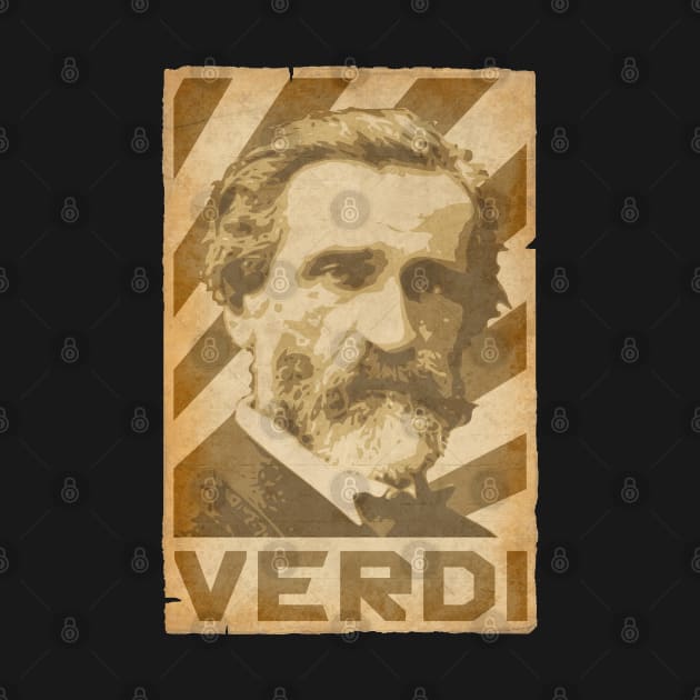 Giuseppe Verdi Retro by Nerd_art