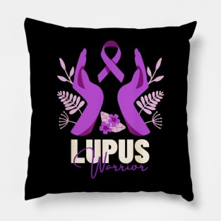 Lupus warrior hands Pillow