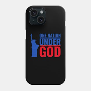 USA Nation Under God Design Phone Case