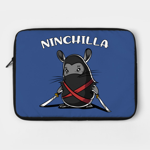Ninchilla Funny Chinchilla Ninja Cute Pet Samurai