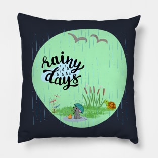 Rainy Days Pillow