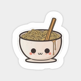 Cute Ramen Noodles Cartoon Anime Drawing Japan Magnet