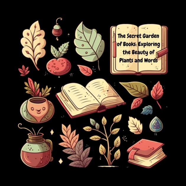 The Secret Garden of Books: Exploring the Beauty of Plants and Words by HALLSHOP