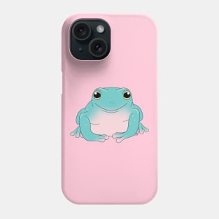 Whites Tree Frog or Australian Green Tree Frog, Blue Coloration Phone Case