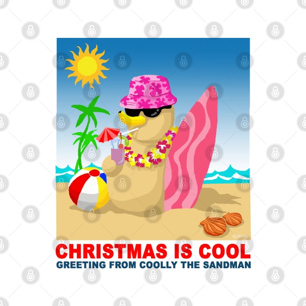 Christmas is cool, greeting from coolly the sandman by NewSignCreation