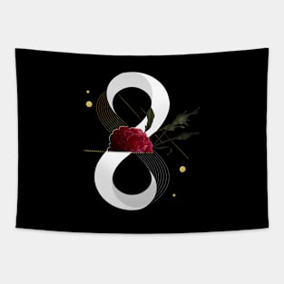 Infinity Flower Tapestry