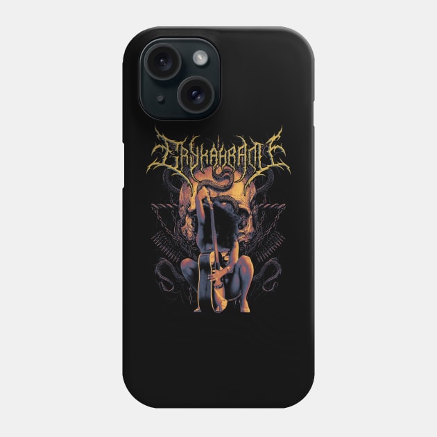 Erykah Badu Black Metal Phone Case by BolaMainan