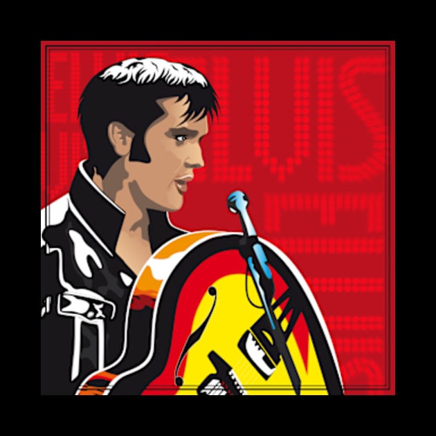 Elvis Presley 1968 Comeback Special Pop Art by CGD