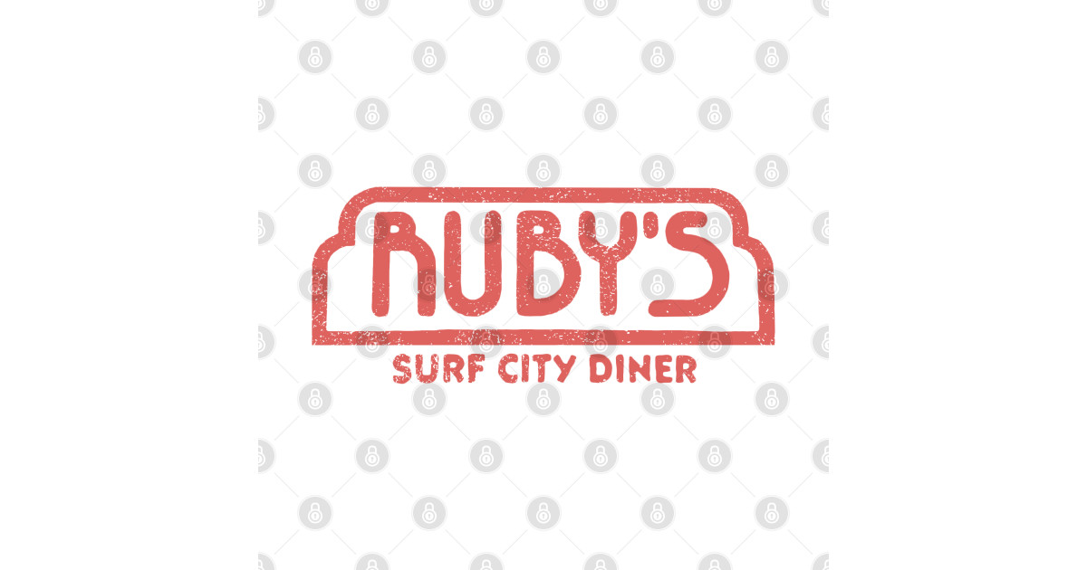 Ruby's Diner - Huntington Beach Pier - Rubys Diner - T-Shirt | TeePublic