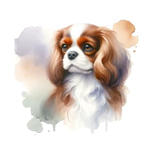 Cavalier King Charles Spaniel Watercolor - Beautiful Dog T-Shirt