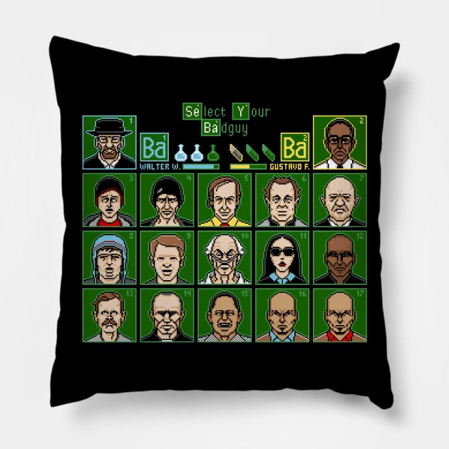 8 Bit Bad Pillow by tomburns