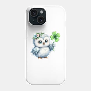 Clover Owl St Patricks Day Phone Case