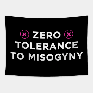 Zero tolerance to misogyny Tapestry