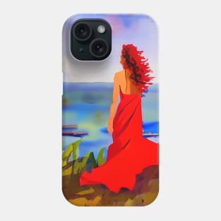 Red Lotus Paradise Phone Case