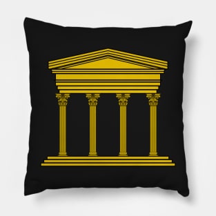 golden pantheon Pillow