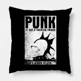 punk it`s a way of life Pillow